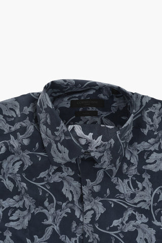 CODE Silk Slim-Fit Patterned Shirt