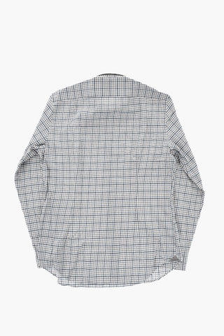 Slim-Fit-Hemd Aus Baumwollflanell Mit Karomuster