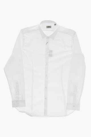 CC COLLECTION Einfarbiges Hemd aus Baumwollpopeline