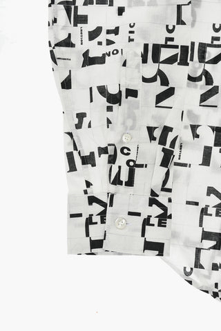 CC COLLECTION Baumwollhemd mit Monogramm-Motiv