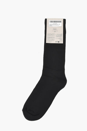 Einfarbige Baumwollsocken