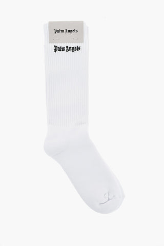 Bestickte Socken CLASSIC LOGO WHITE BLAC