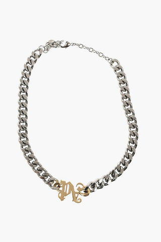 Maxi Chain Necklace with Monogram