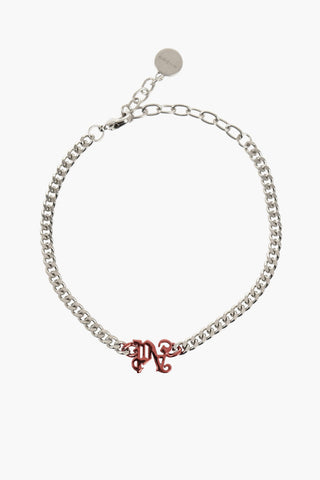Bracciale a Catena con Monogram a Contrasto