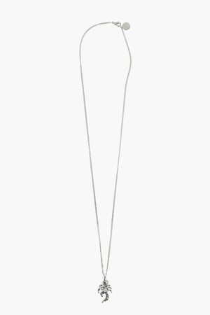 Brass Necklace With Palm-Shaped Pendant