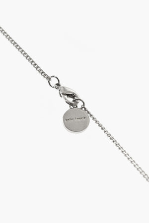 Brass Necklace With Palm-Shaped Pendant