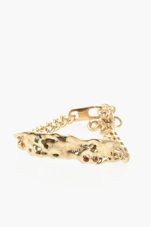 Melted Chain Bracelet GOLD - MULTICOLOR