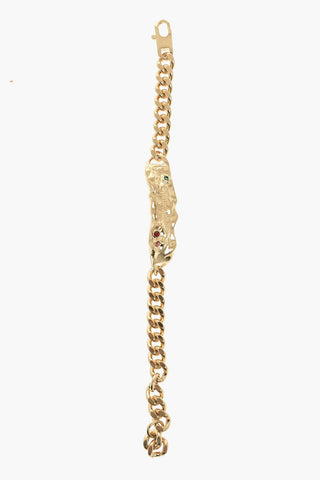Melted Chain Bracelet GOLD - MULTICOLOR