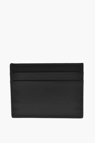 Kartenetui aus Leder mit kontrastierendem Logo