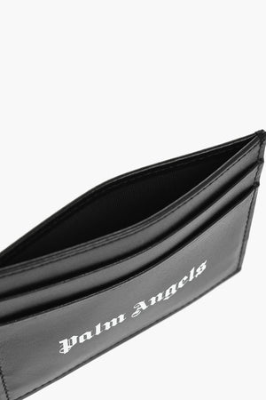 Kartenetui aus Leder mit kontrastierendem Logo