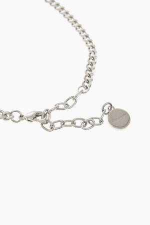 Braccialetto a Catena con Targhetta Logo