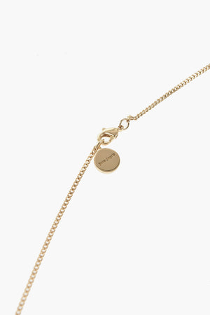 Gold-Tone Chain Necklace With Iconic Motifs