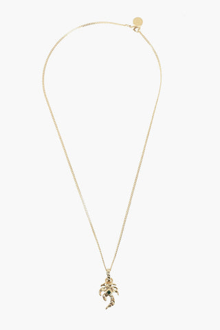 Collana A Catena Effetto Dorato con Motivo Iconici