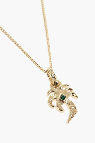 Collana A Catena Effetto Dorato con Motivo Iconici