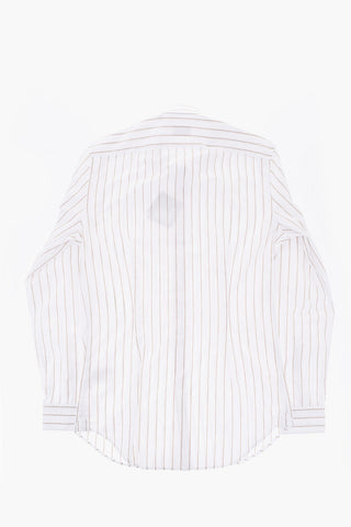 CC COLLECTION 스트라이프 셔츠 프렌치 칼라