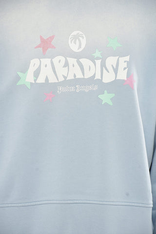 Crewneck Sweatshirt PARADISE PALM with Faded Design