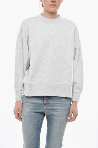 Crewneck Sweatshirt CLASSIC LOGO in Brushed Cotton