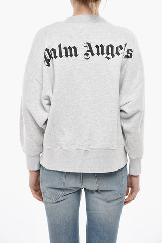 Crewneck Sweatshirt CLASSIC LOGO in Brushed Cotton