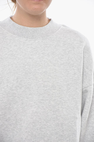 Crewneck Sweatshirt CLASSIC LOGO in Brushed Cotton