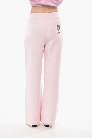 DISNEY X GIVENCHY Palazzo-Hose aus Strick mit Stickerei