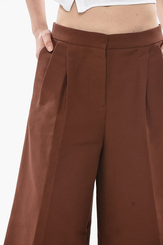 Gaucho-Hose aus Baumwolle mit Leistentaschen