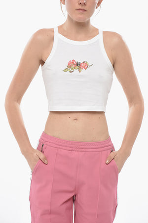 Cotton Crop Top ROSES