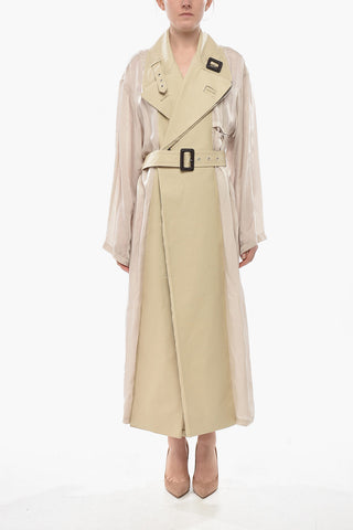 MM0 Mesh Trench with Gabardine Details
