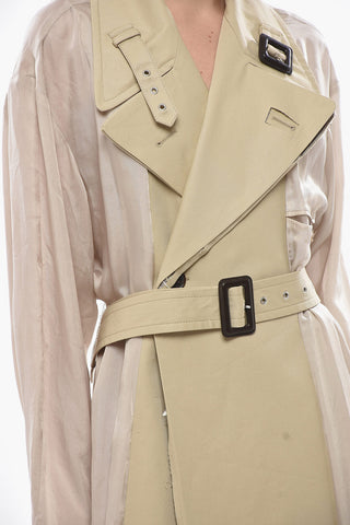 MM0 Mesh Trench with Gabardine Details
