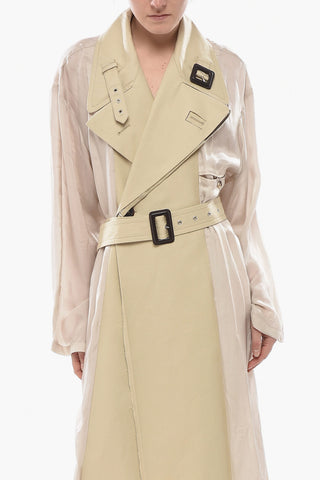 MM0 Mesh Trench with Gabardine Details