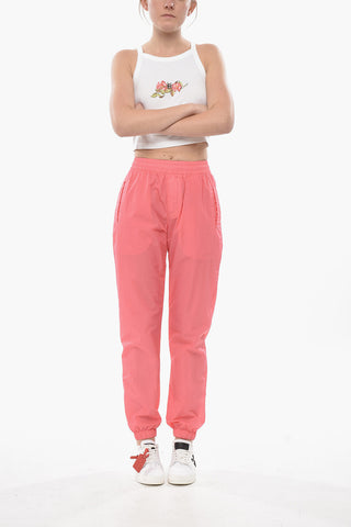 Joggers in Nylon mit 4 Taschen und Bündchen