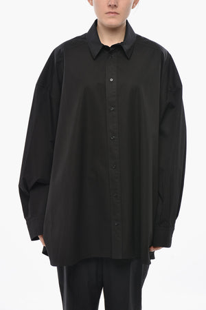 Camicia Oversize Fit in Cotone Leggero