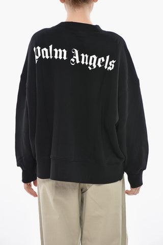 Crewneck Sweatshirt CLASSIC LOGO in Brushed Cotton