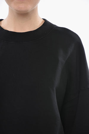 Crewneck Sweatshirt CLASSIC LOGO in Brushed Cotton