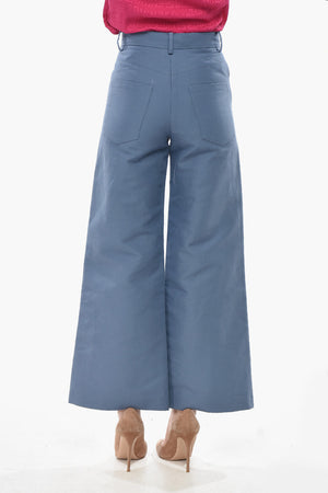 Mom Fit 5-Pocket Cotton Trousers