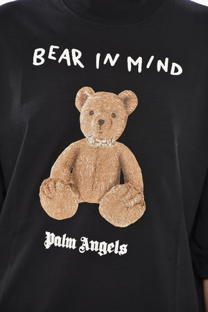 Crewneck Loose-Fit T-Shirt BEAR IN MIND Printed