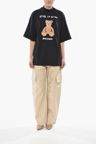 Crewneck Loose-Fit T-Shirt BEAR IN MIND Printed