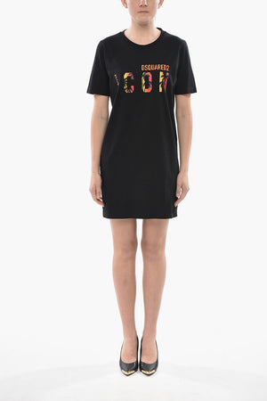 T-Shirt-Kleid ICON SUNSET mit kurzen Ärmeln