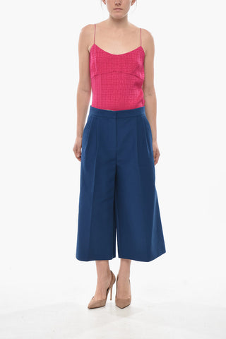 Gaucho-Hose aus Baumwolle mit Leistentaschen