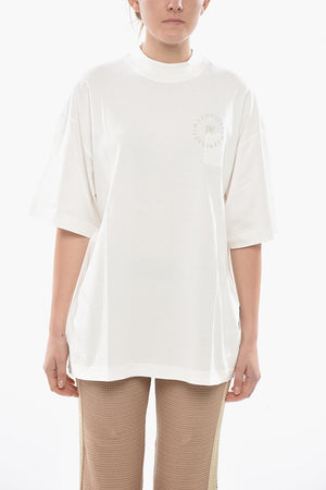 Loose Fit T-Shirt aus Baumwolle mit Monogramm-Print