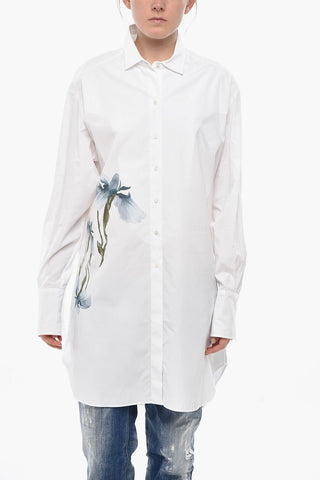 Popeline-Bluse ORCHID Mit Print