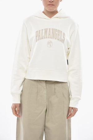 Hoodie COLLEGE PALM aus Baumwollfleece