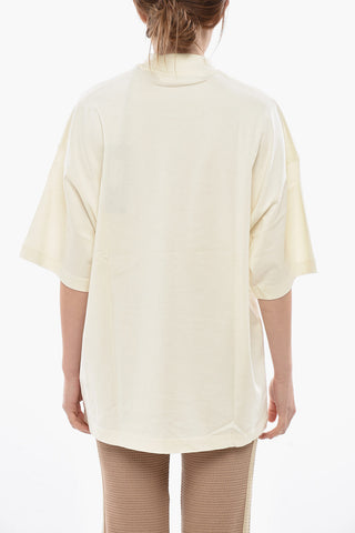 Loose Fit T-Shirt BEAR IN MIND aus Baumwolle mit Print