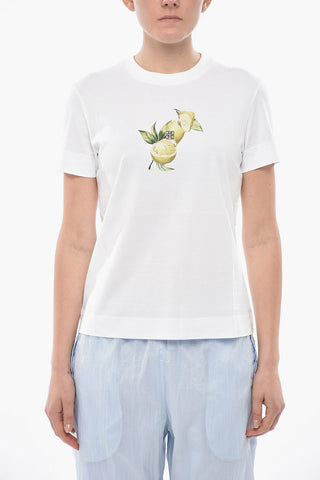 Slim-Fit-T-Shirt LEMONS aus Baumwolle