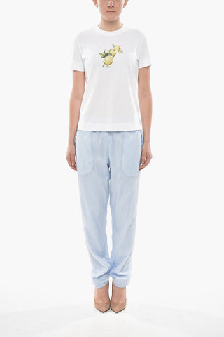Slim-Fit-T-Shirt LEMONS aus Baumwolle