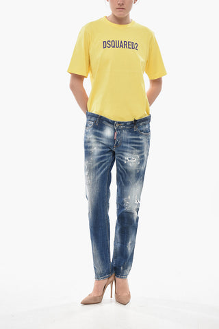 Stretch Denim Jeans JENNIFER Vintage Effect 16cm