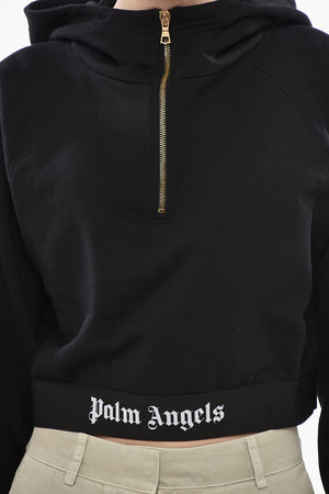 Half-Zip Hoodie CLASSIC LOGO with Logo Elastic Band