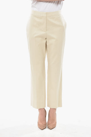 Chino-Hose aus Baumwolle mit verdecktem Verschluss