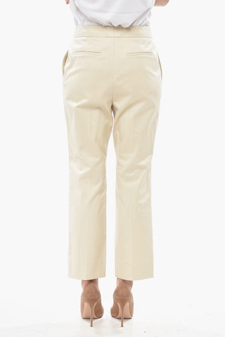 Chino-Hose aus Baumwolle mit verdecktem Verschluss