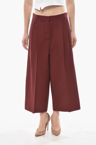 Gaucho-Hose aus Baumwolle mit Leistentaschen