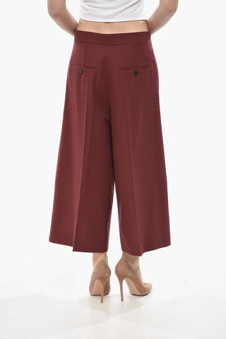 Gaucho-Hose aus Baumwolle mit Leistentaschen